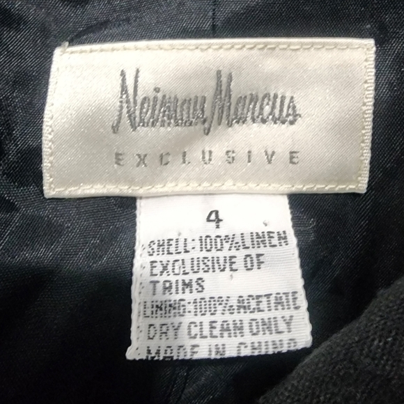 Nieman Marcus Linen Blazer - Picture 10 of 10